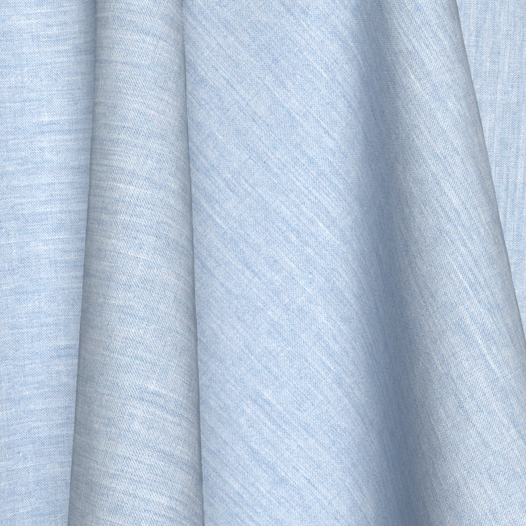 Azure Whisper Organic Cotton Gauze Detail