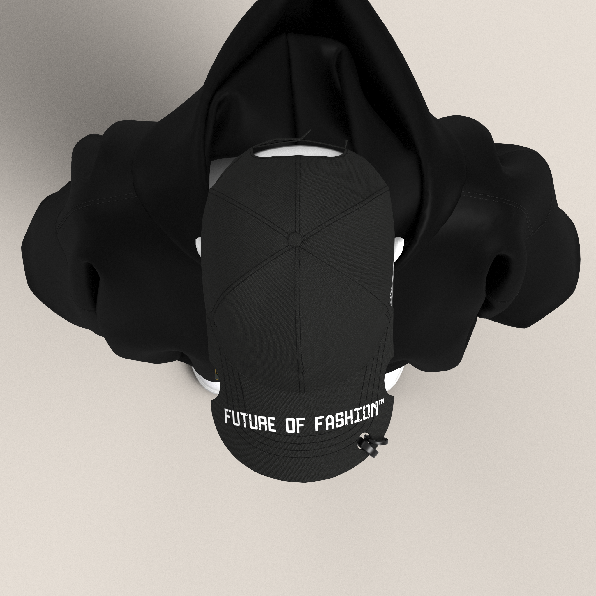 Distorted Cap V1 - Black