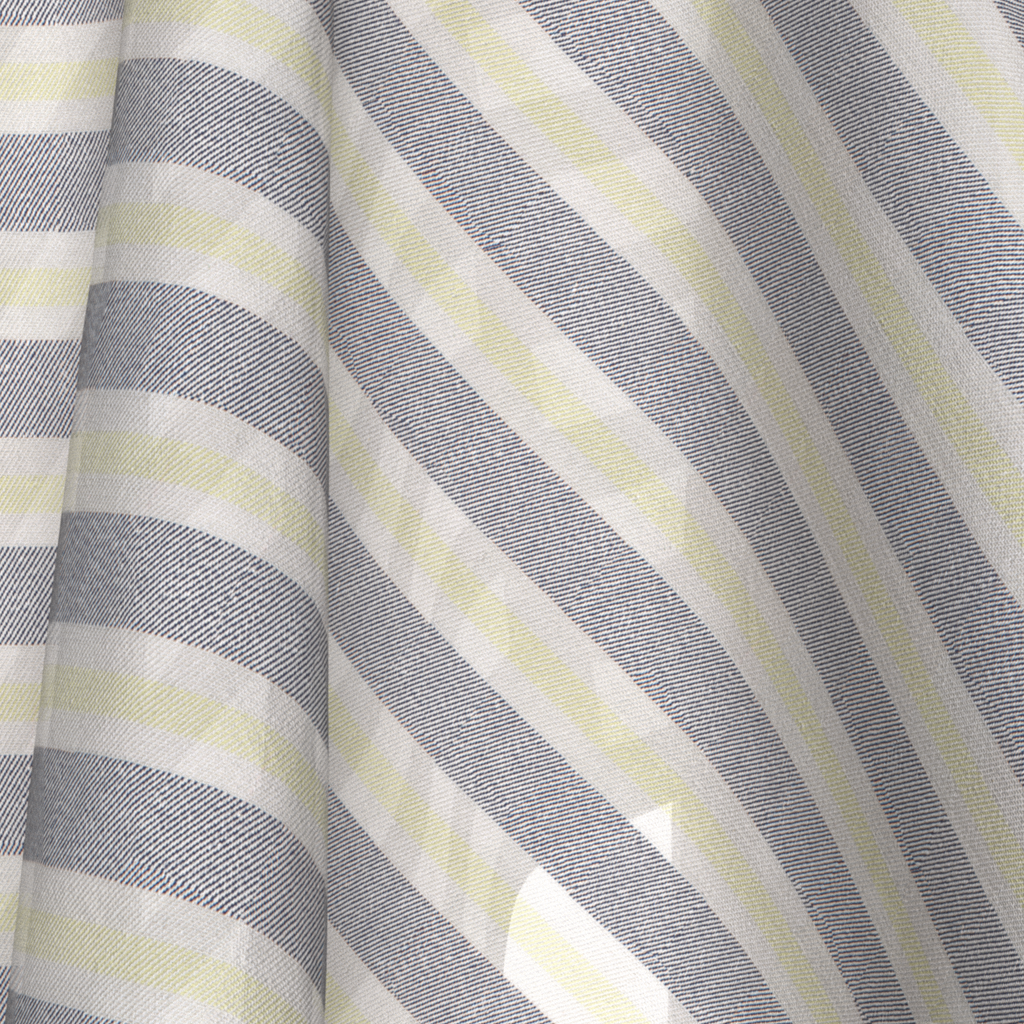 Woven Striped C/S Twill Detail